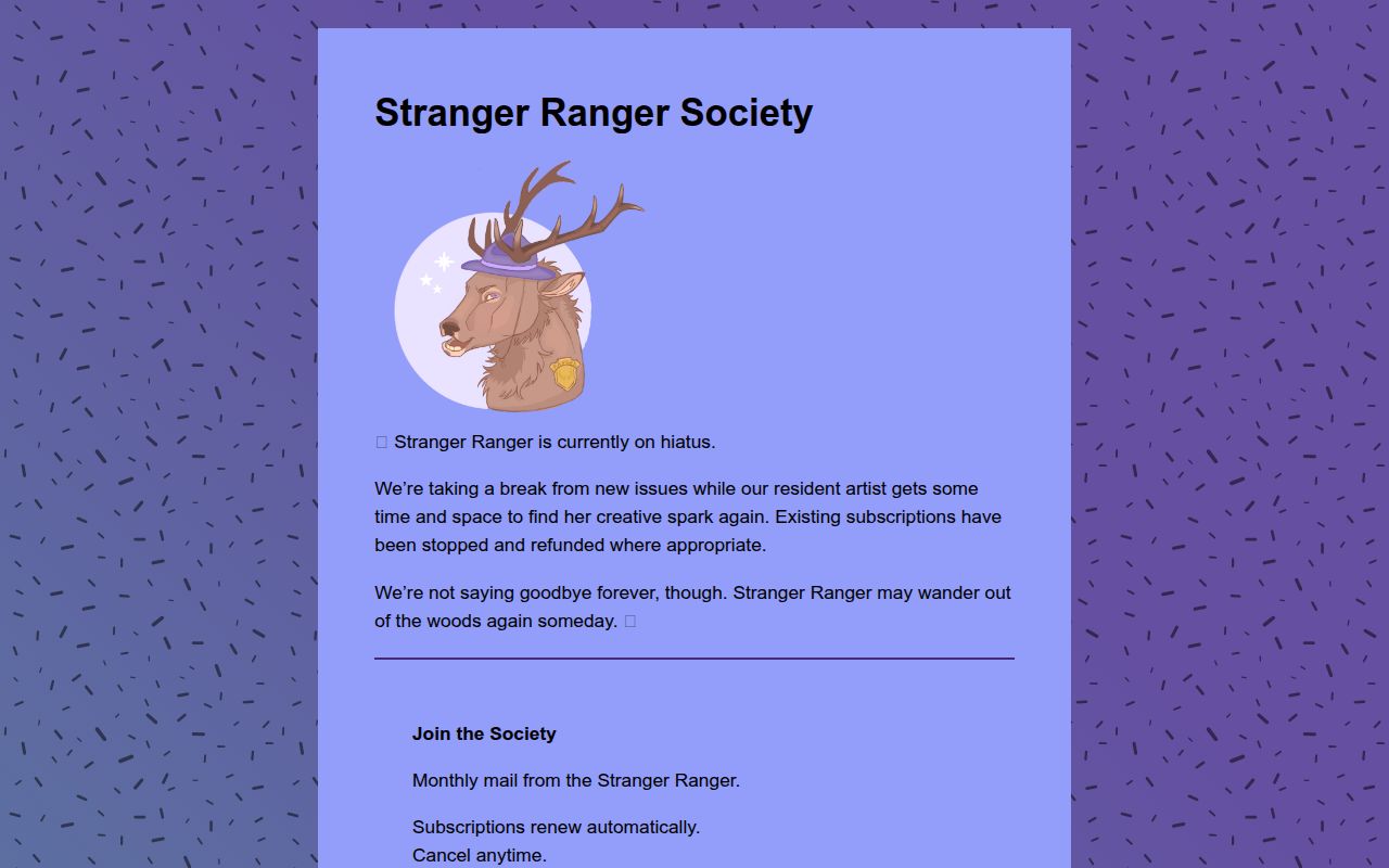 Stranger Ranger Society